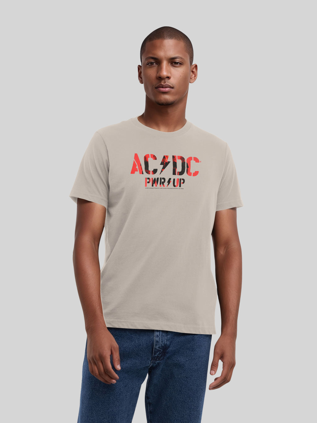 AC/DC PWRUP Photo Logo Organic T-Shirt