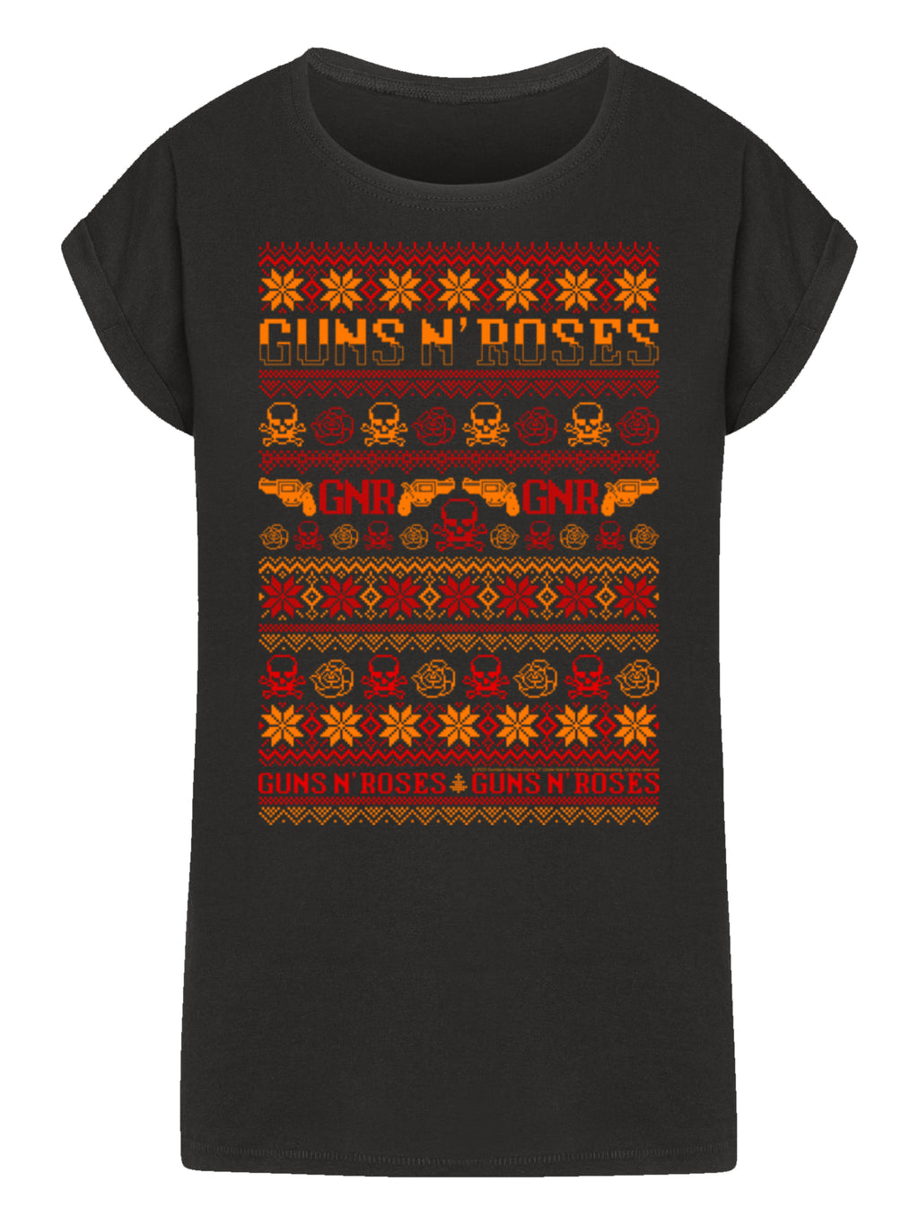 Navidad y rosas Navidad con damas de hombro extendido