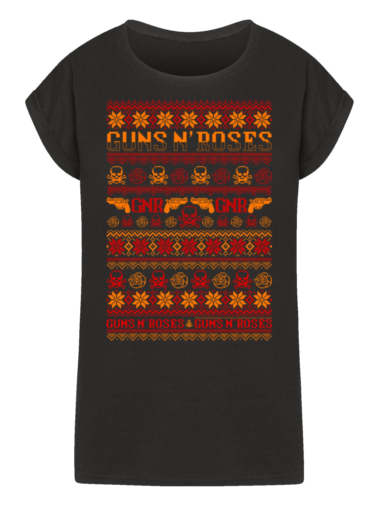 Navidad y rosas Navidad con damas de hombro extendido