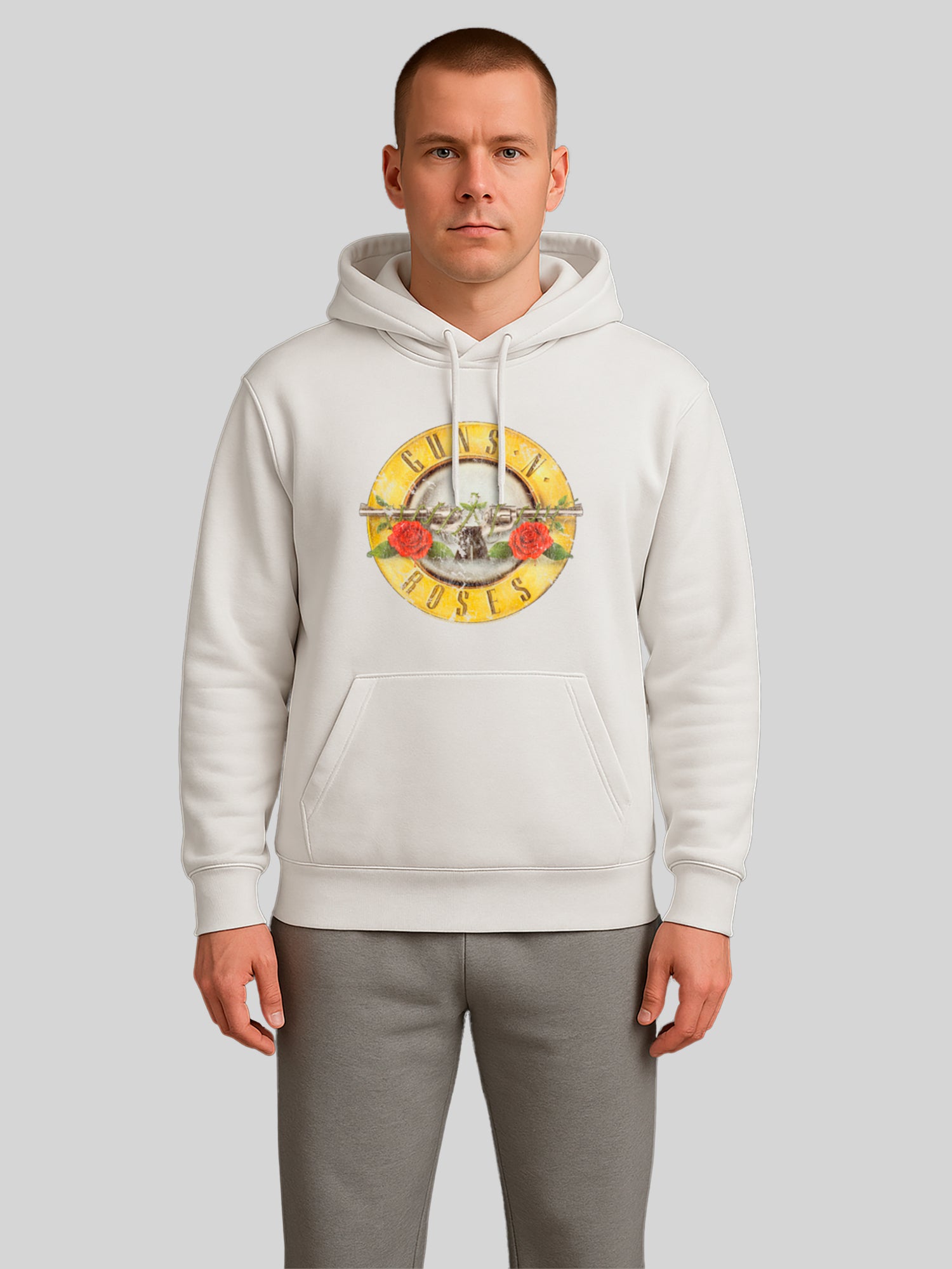 Guns 'n' Roses Vintage Bullet Logo Herren normaler Hoodie