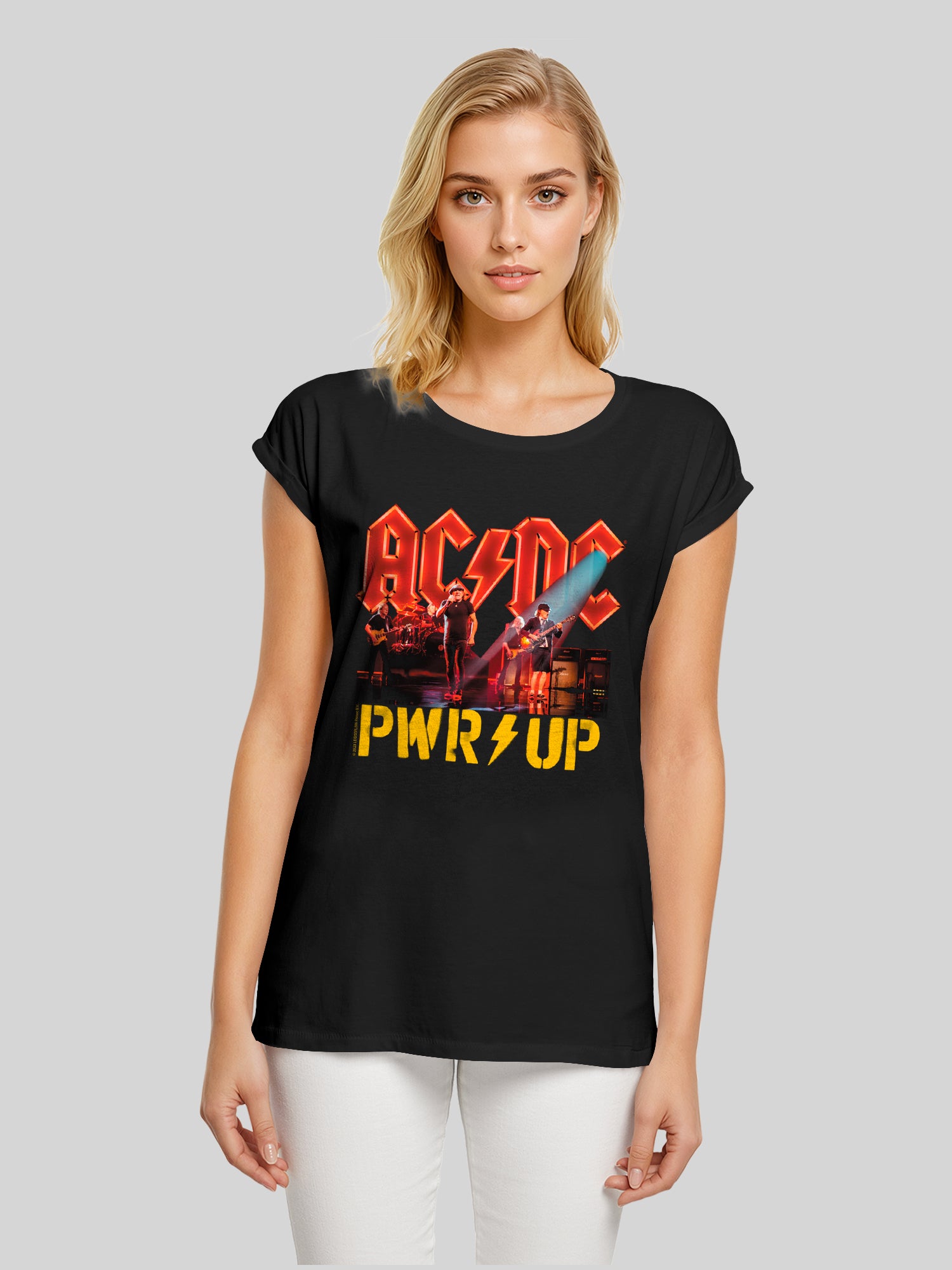 ACDC PWRUP Bühnenlichter Damen T-Shirt