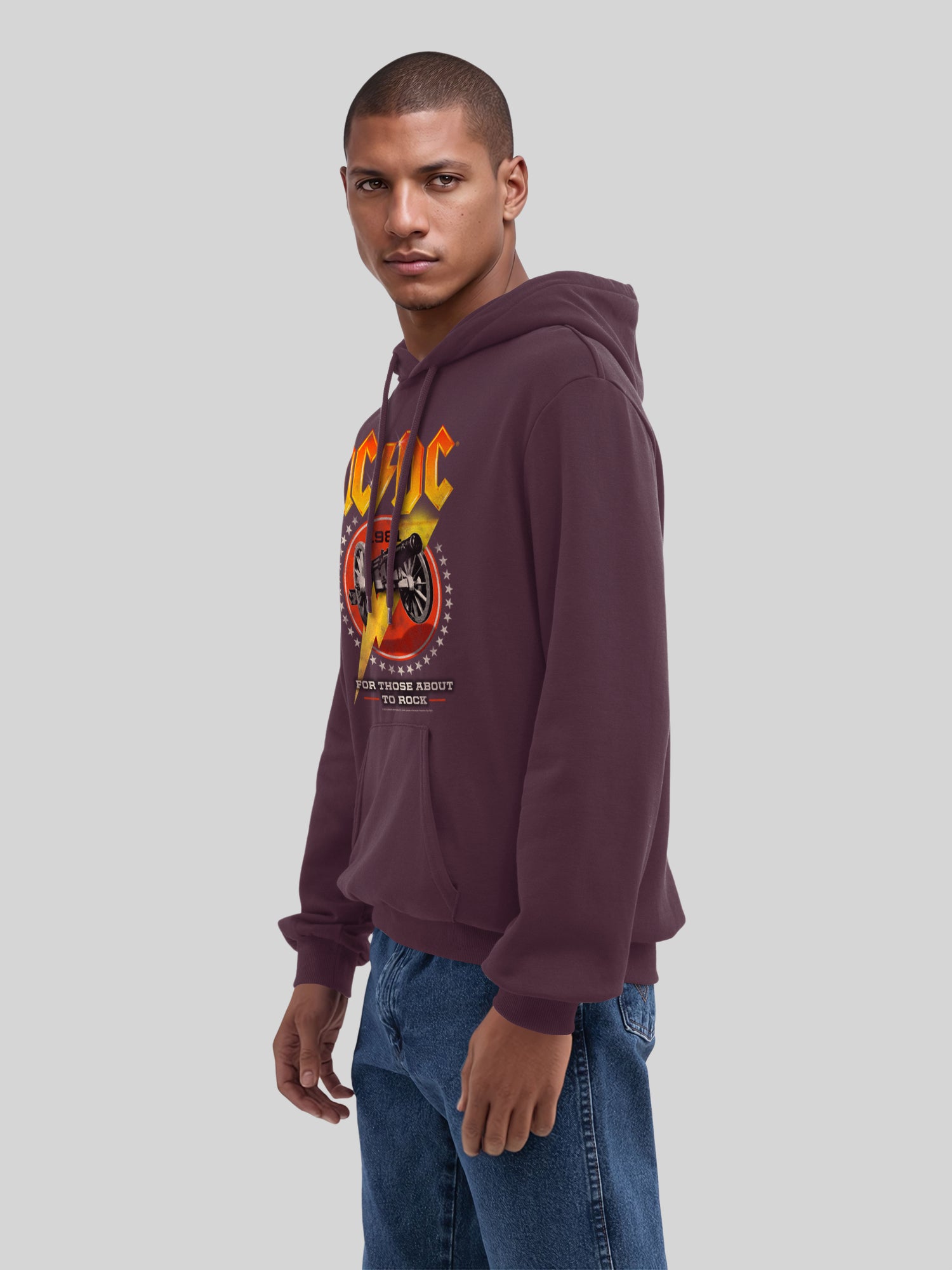 AC/DC For Those About To Rock 1981 Men's Organic Hoodie