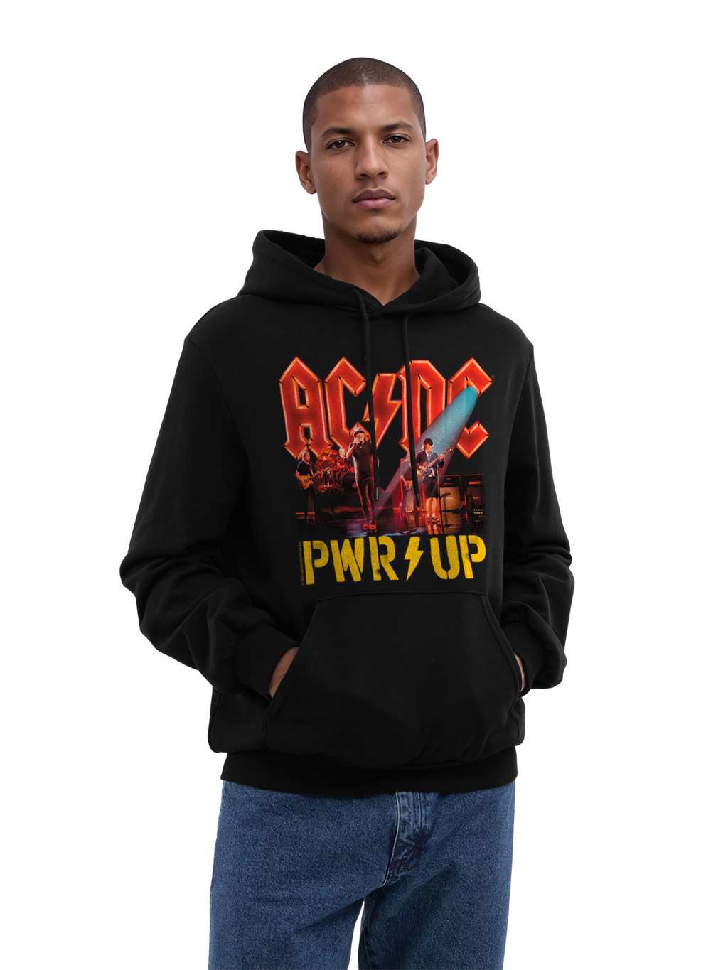 ACDC PWRUP Stage Lights Herren Hoodie