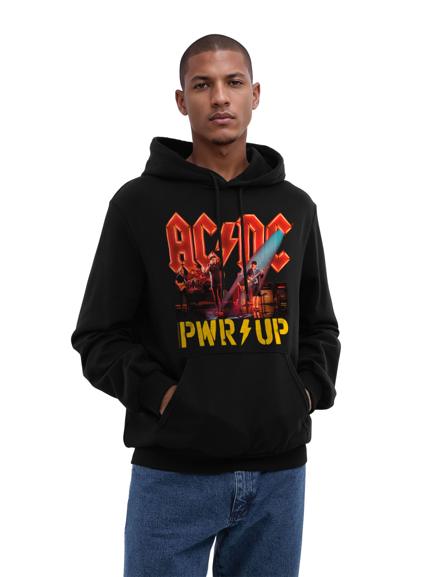 ACDC PWRUP Stage Lights Herren Hoodie
