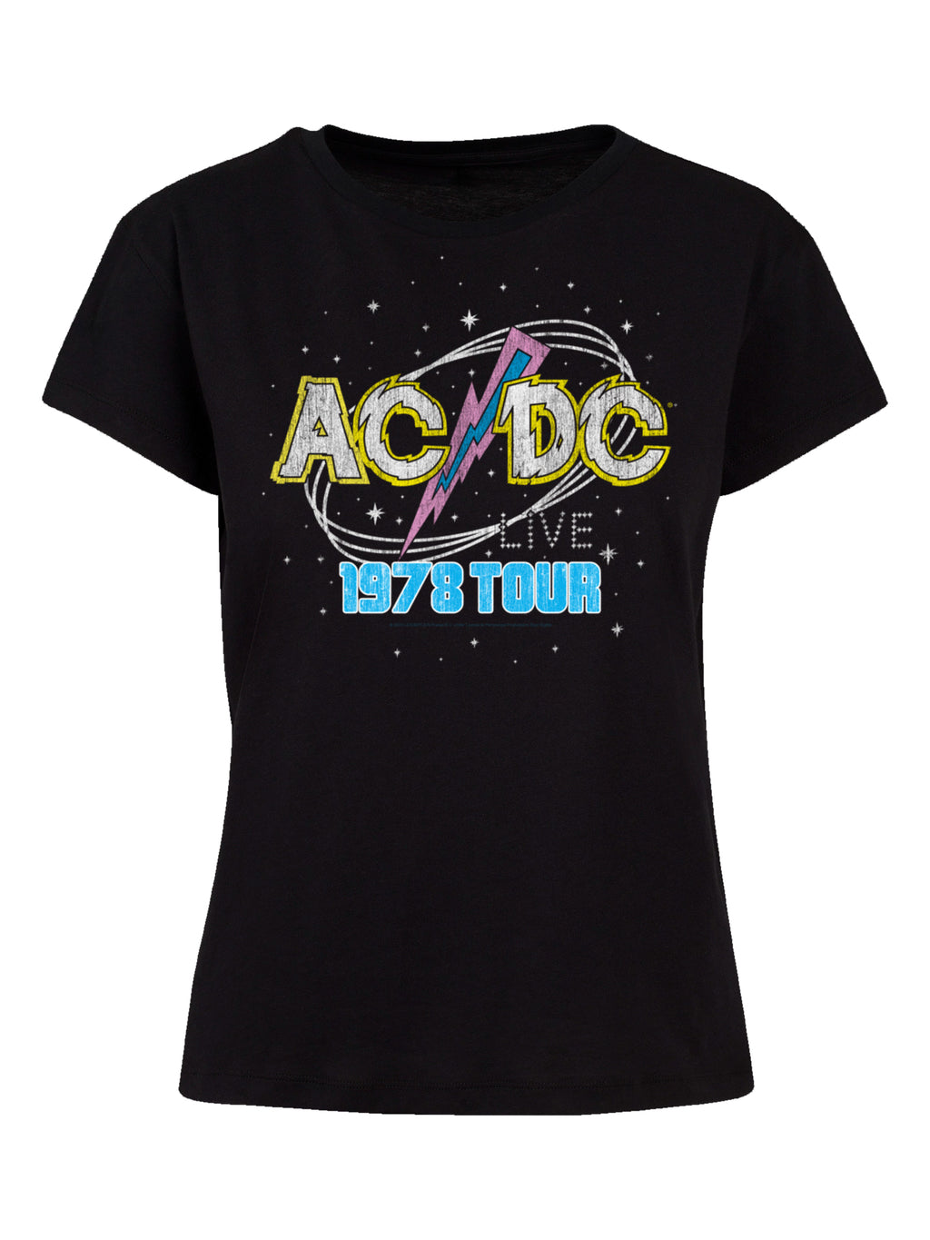 ACDC 1981 Live Tour Damen Box T-Shirt