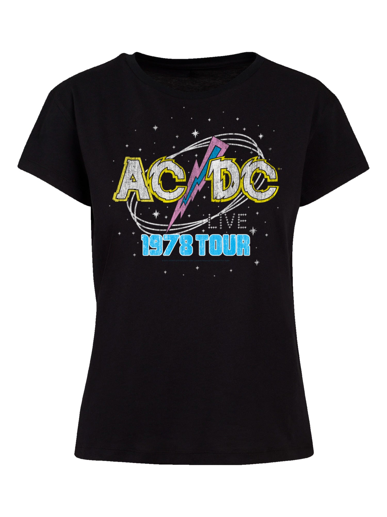 ACDC 1981 Live Tour Damen Box T-Shirt