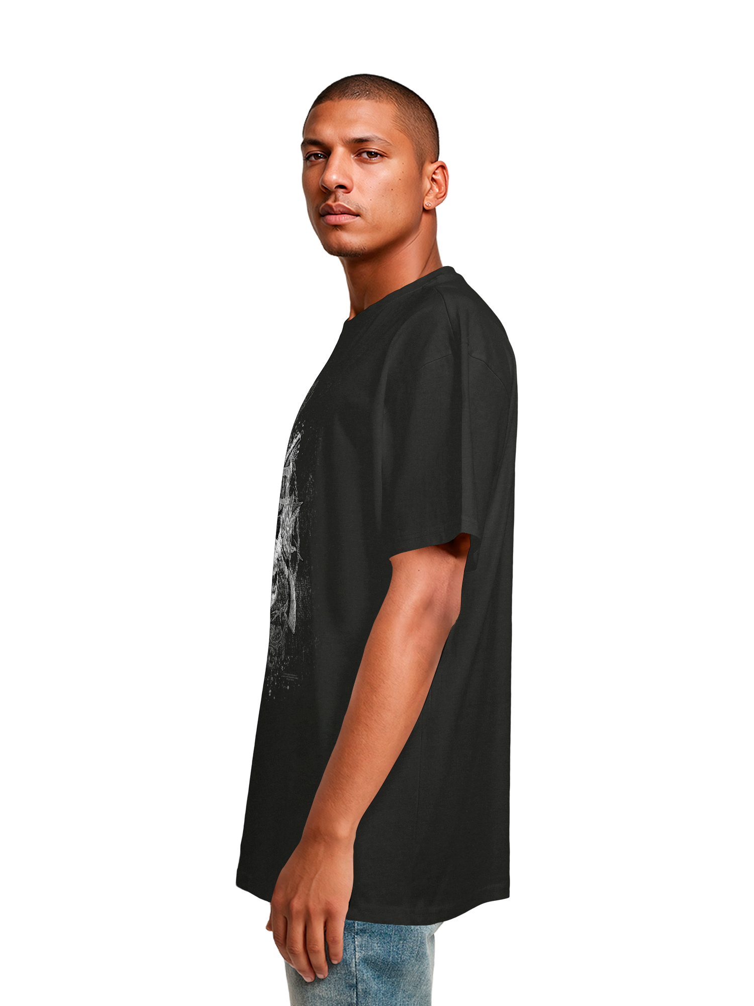 Guns N' Roses Faded Skull Heavy Oversize T-Shirt