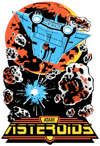 Asteroids Vintage Atari Retro Gaming Säure gewaschen Oversize T-Shirt