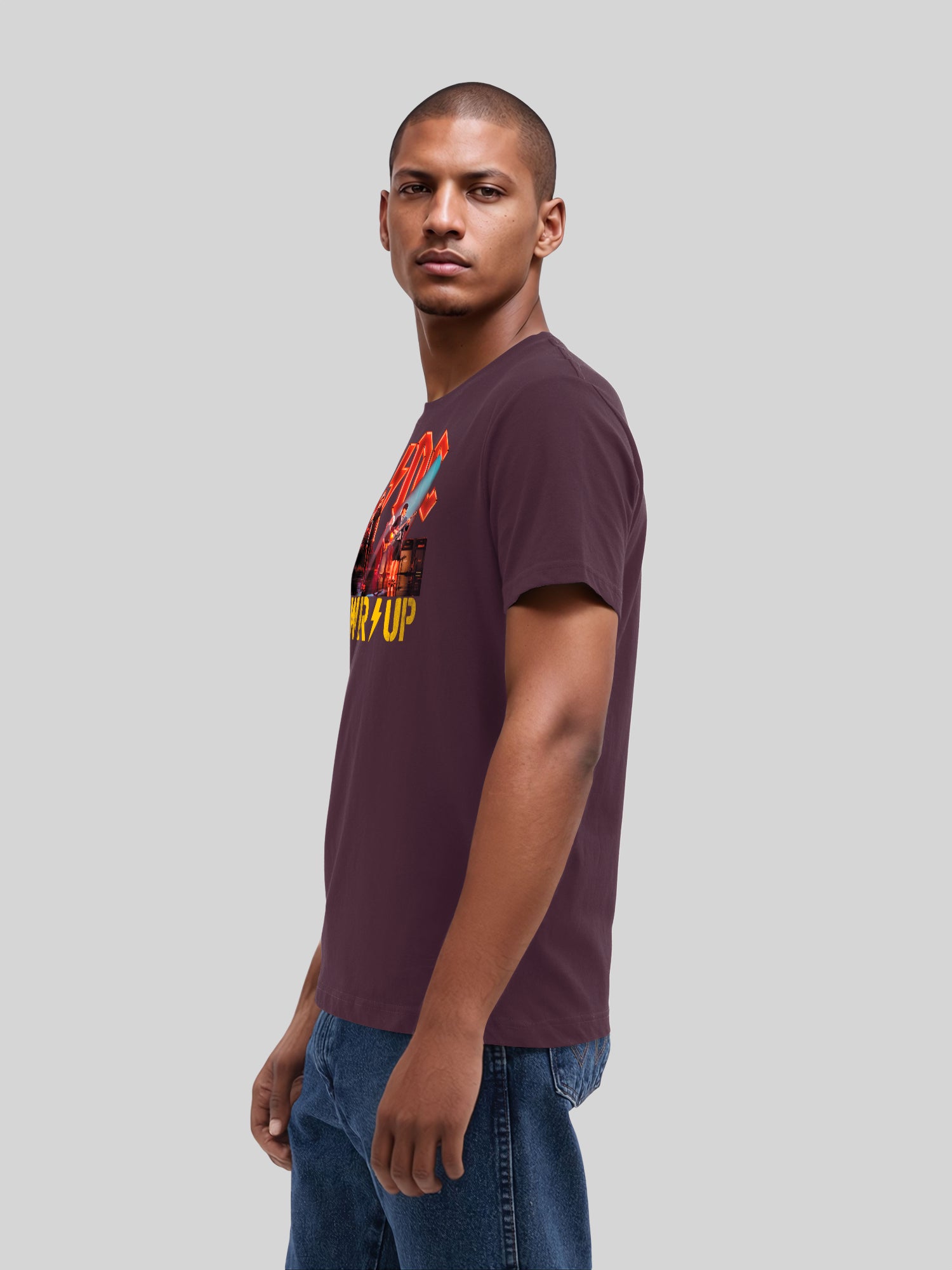ACDC PWRUP Bühnenlichter Herren T-Shirt