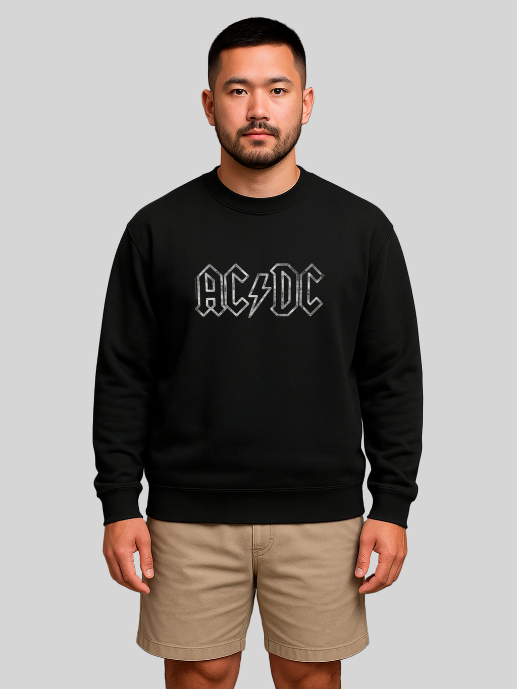 ACDC Jagged Logo Mens Sweatshirt régulier