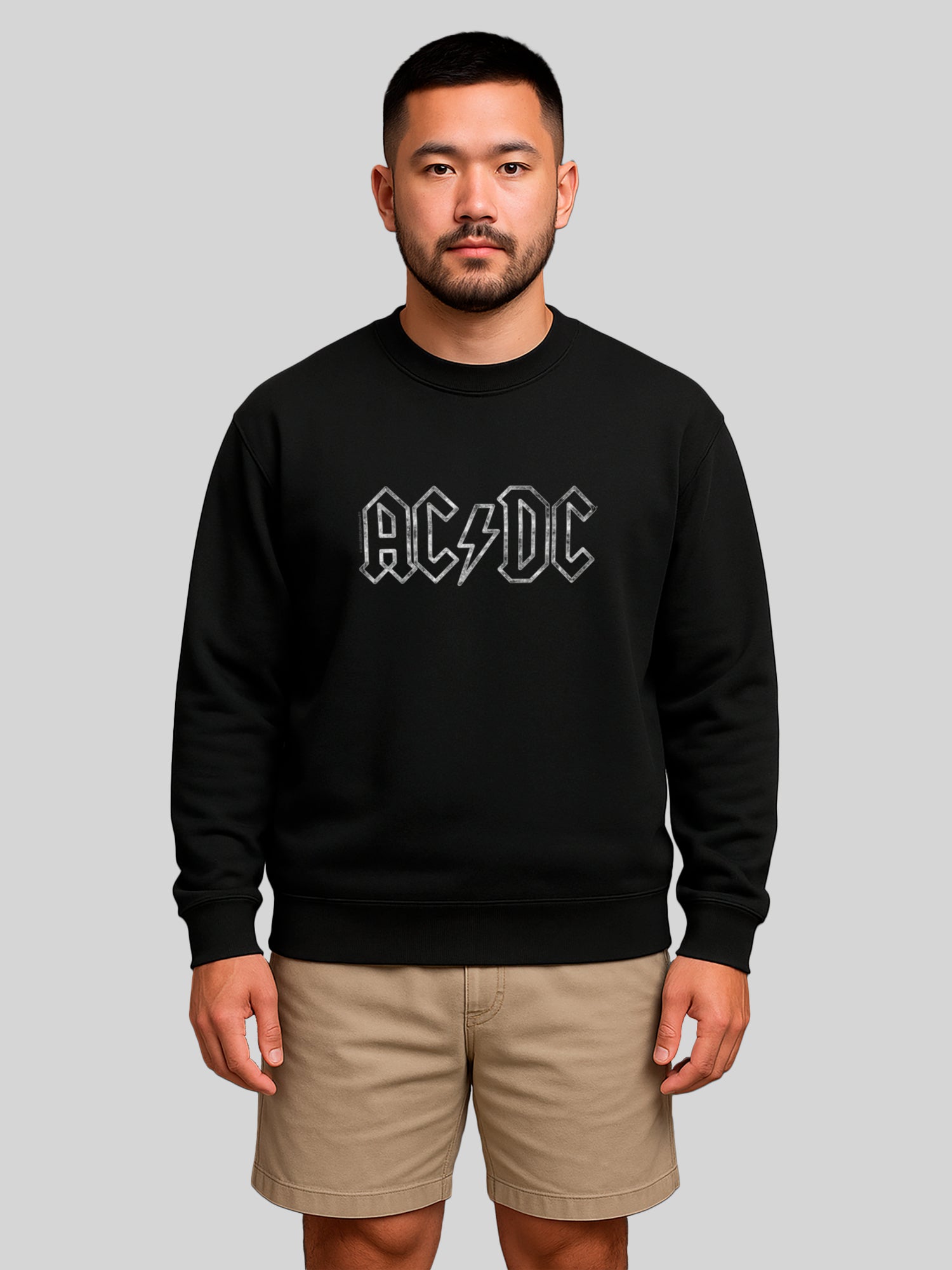 ACDC Jagged Logo Mens Sweatshirt régulier