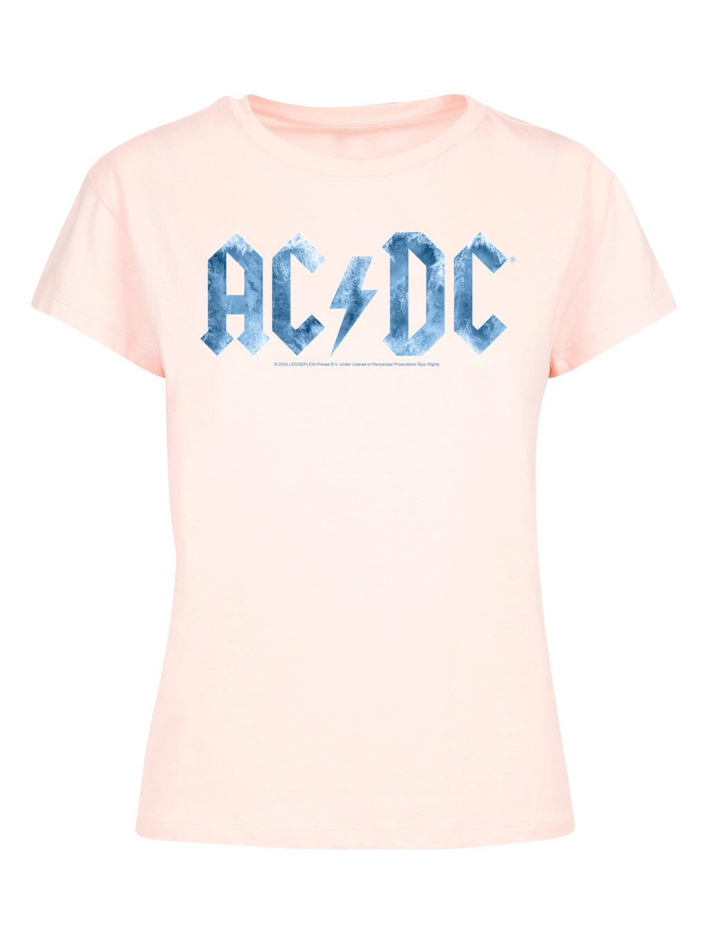 ACDC Blue Ice Logo with Ladies Box Tee