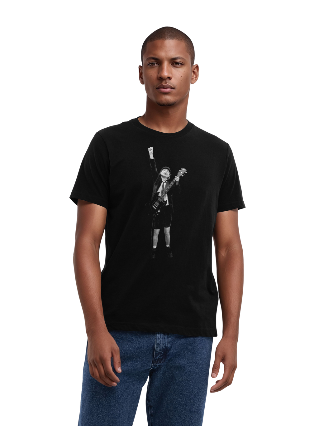 ACDC Angus Young Cut Out Herren T-Shirt