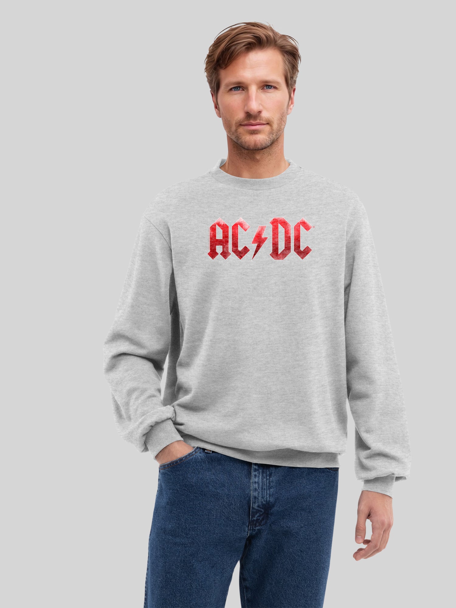 ACDC Red Ice Logo Herren Sweatshirt