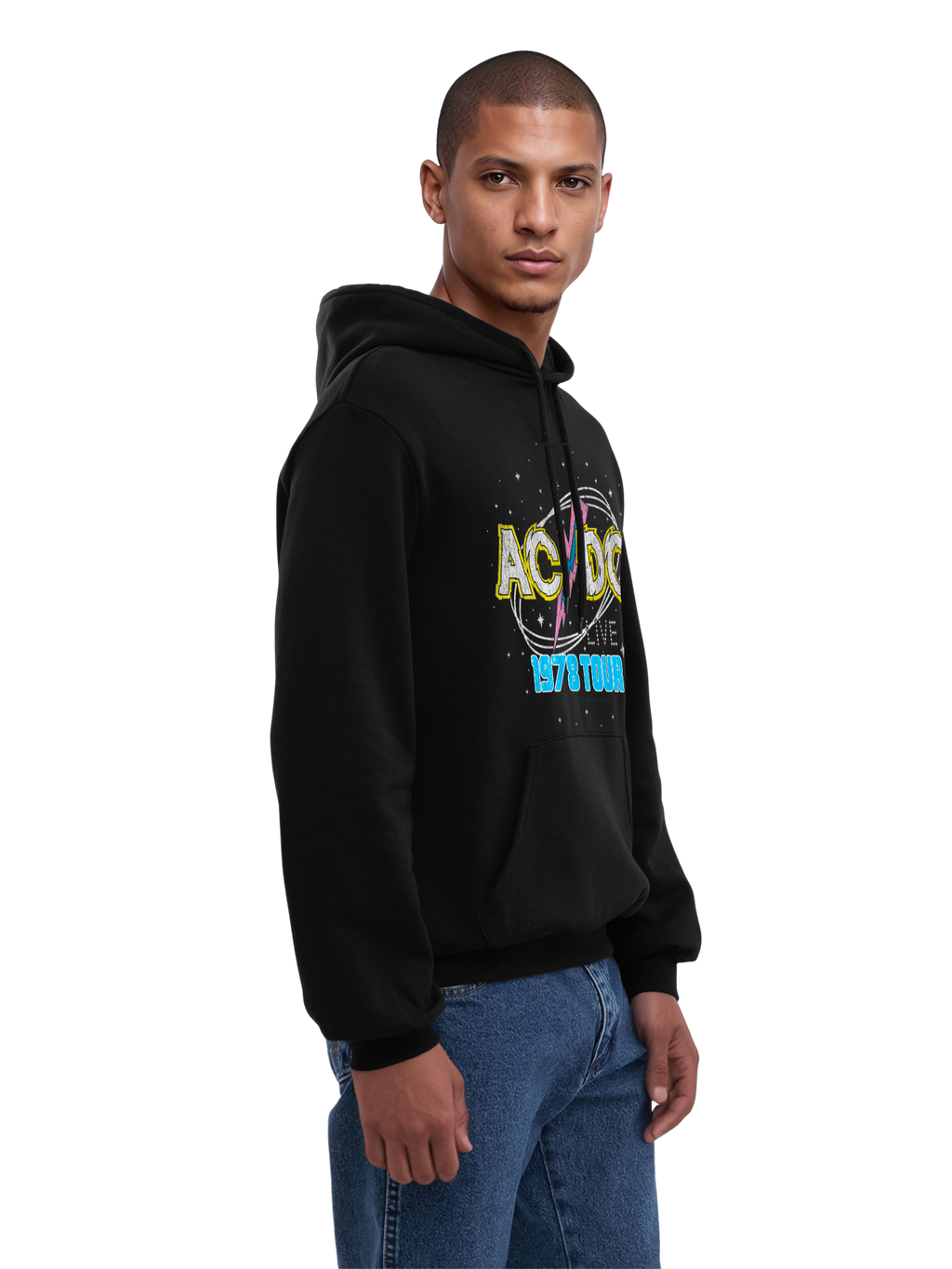 ACDC 1981 Live Tour Herren Hoodie
