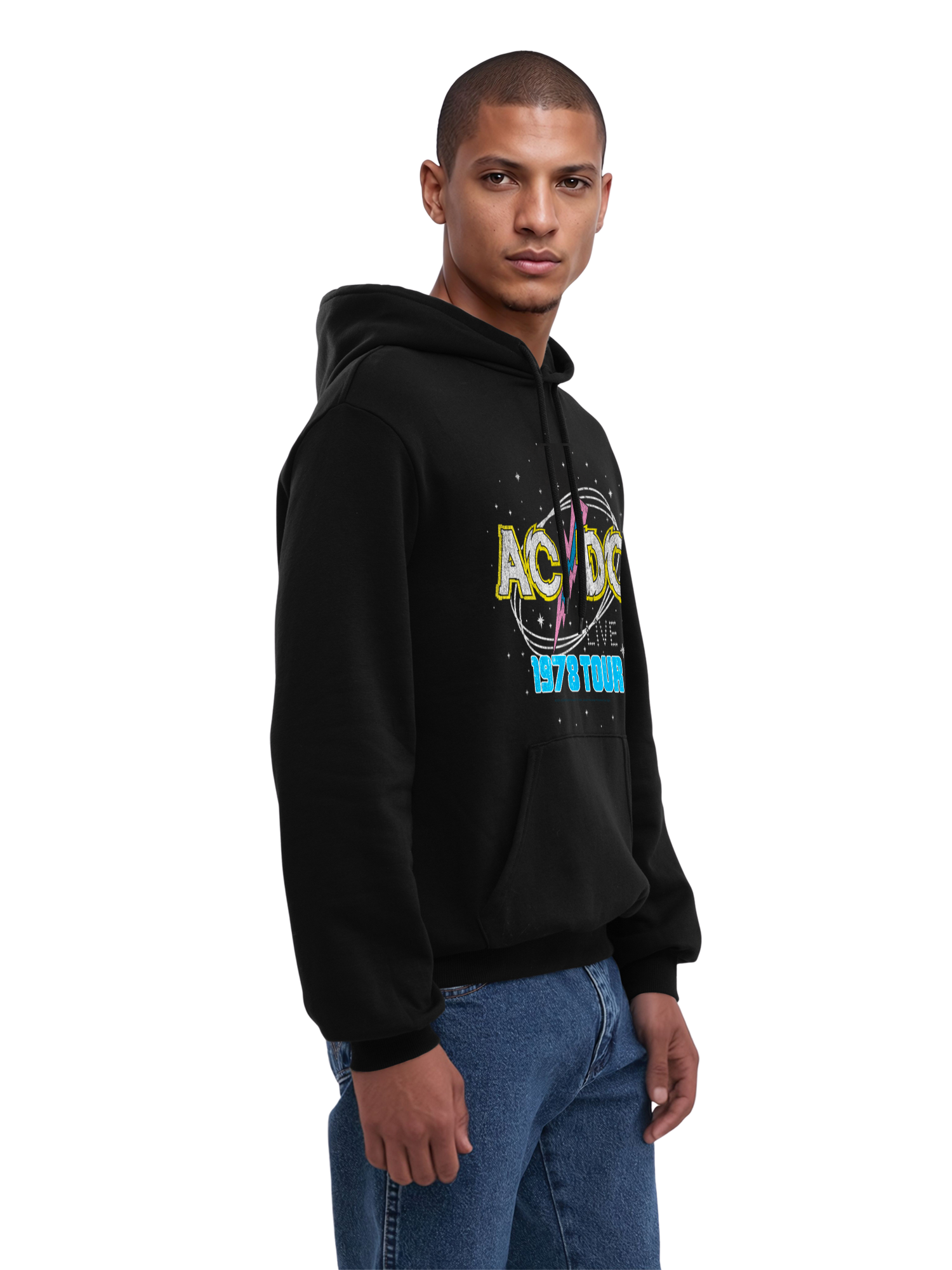 ACDC 1981 Live Tour Herren Hoodie