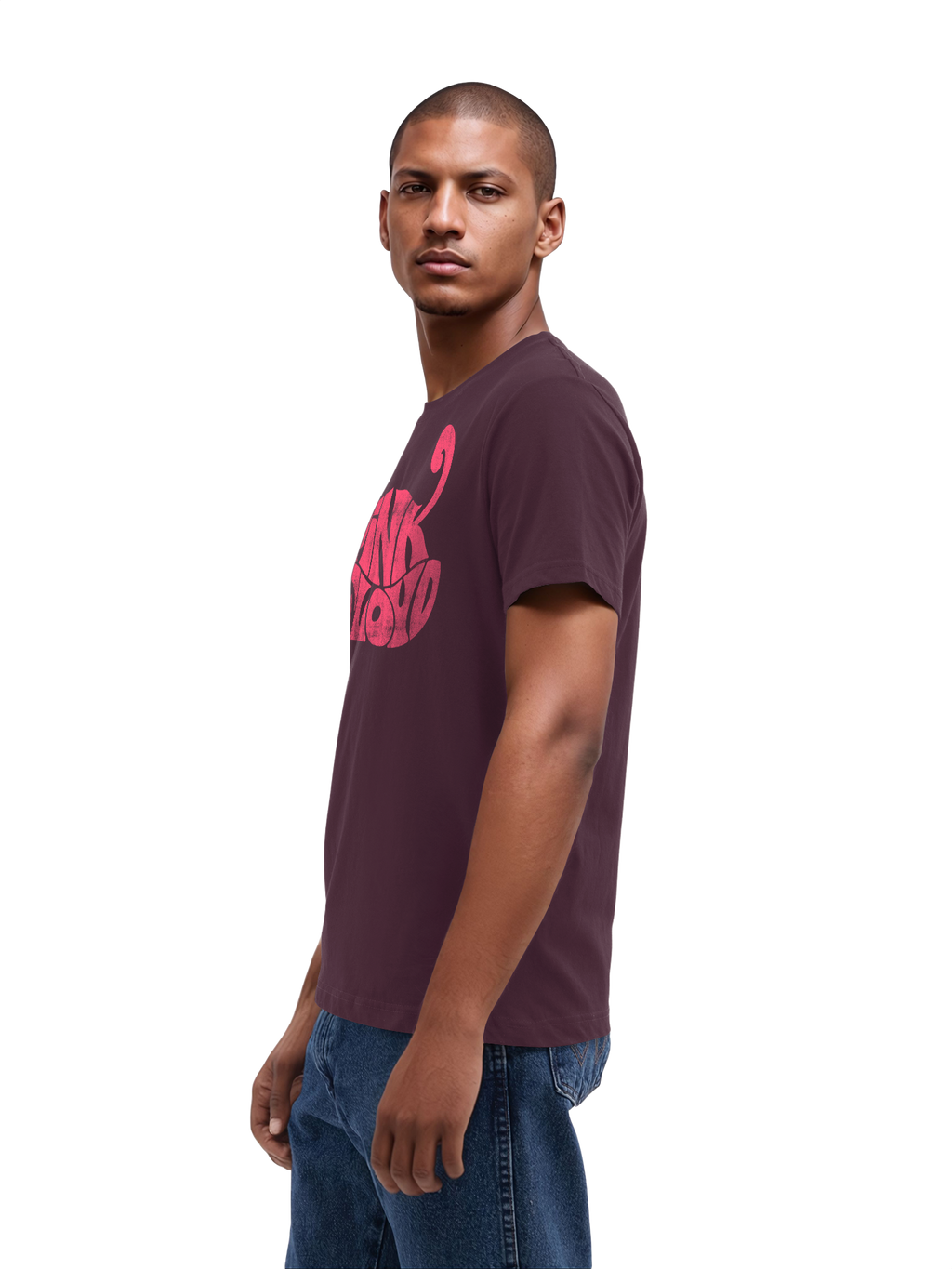 Camiseta orgánica de los hombres de Pink Floyd Retro Retro