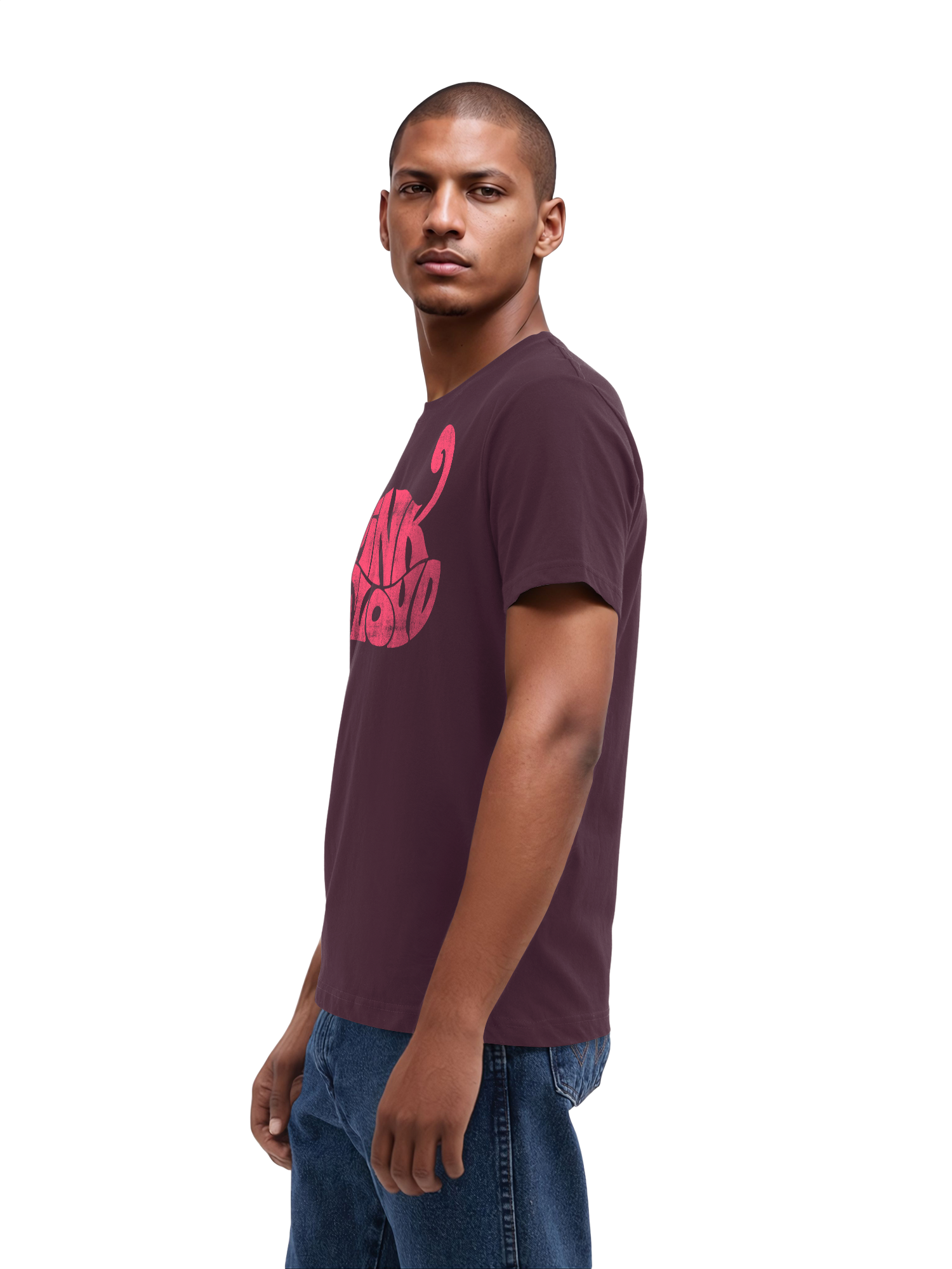 Camiseta orgánica de los hombres de Pink Floyd Retro Retro