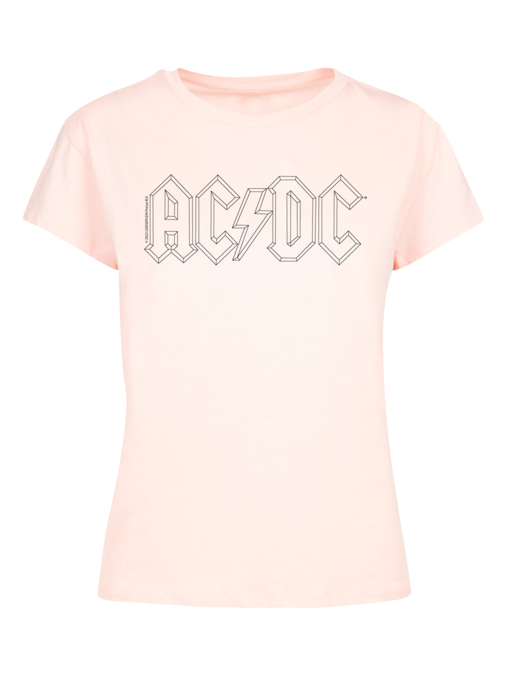AC/DC Black Outline Logo Box T-Shirt