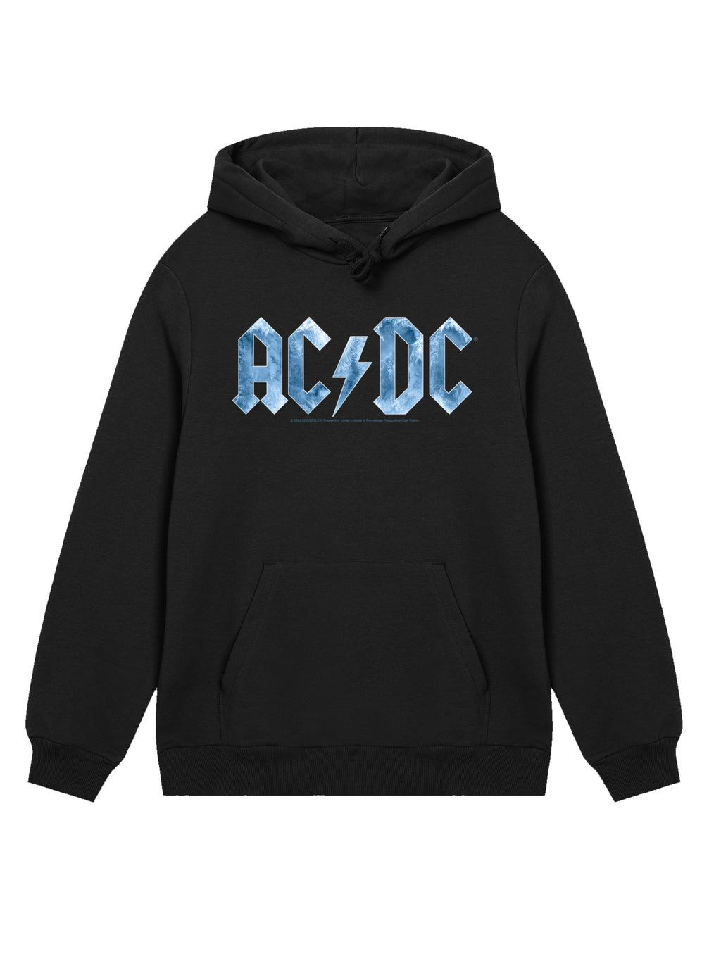 ACDC Blue Ice Logo avec True Blanks | Hoodie régulier pour hommes