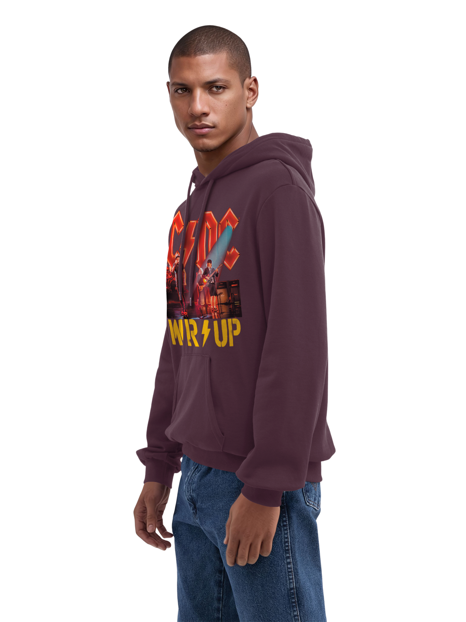 ACDC PWRUP Stage Lights Herren Hoodie