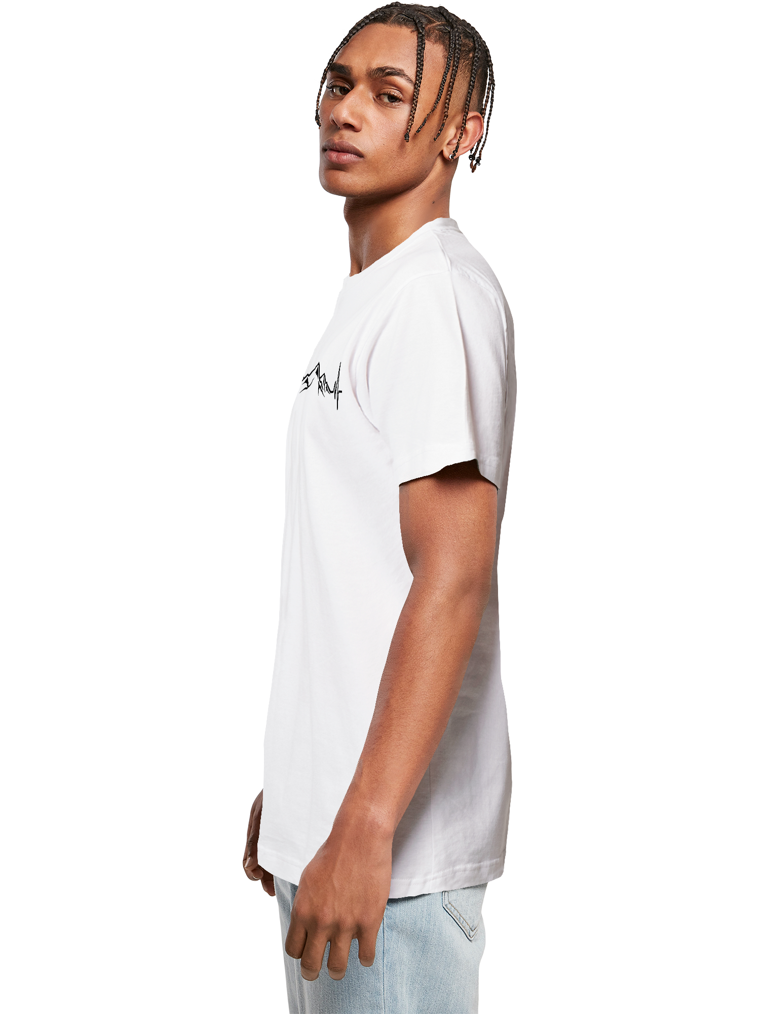 T-Shirt mit Bergherzschlag