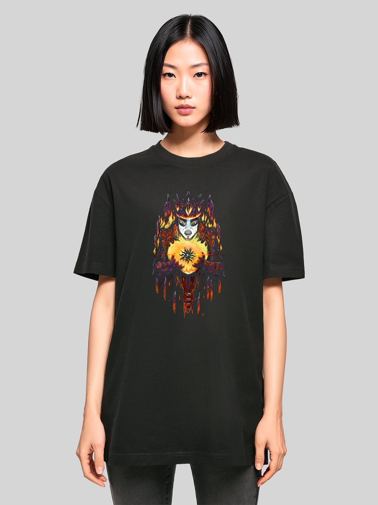 Chronichles de Mythodea 2025 Lagacs de couleur de feu et Burgschneider Wht avec des dames surdimensionnées