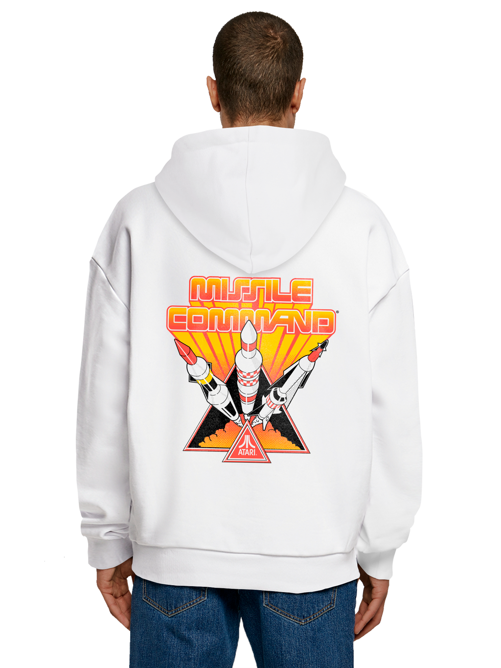Missile Command Triple Shot Atari Retro Gaming Kapuzenpullover