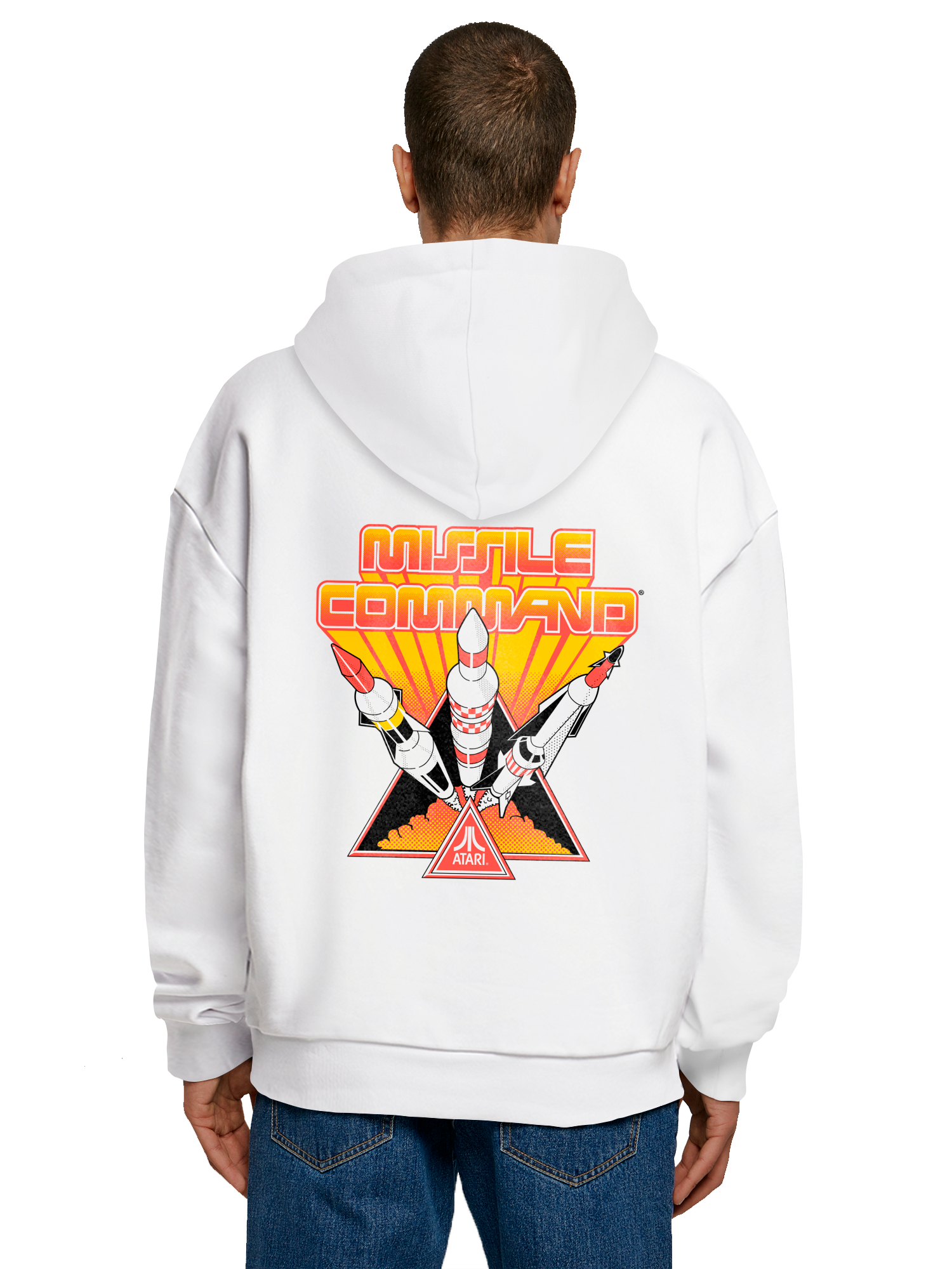 Missile Command Triple Shot Atari Retro Gaming Kapuzenpullover
