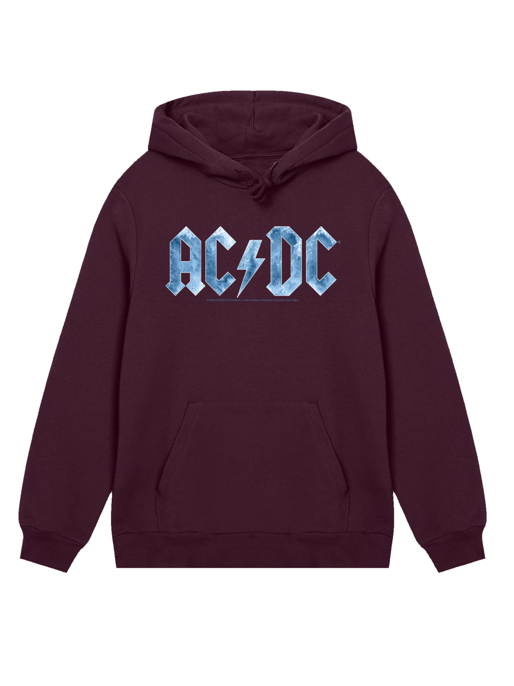 ACDC Blue Ice Logo avec True Blanks | Hoodie régulier pour hommes