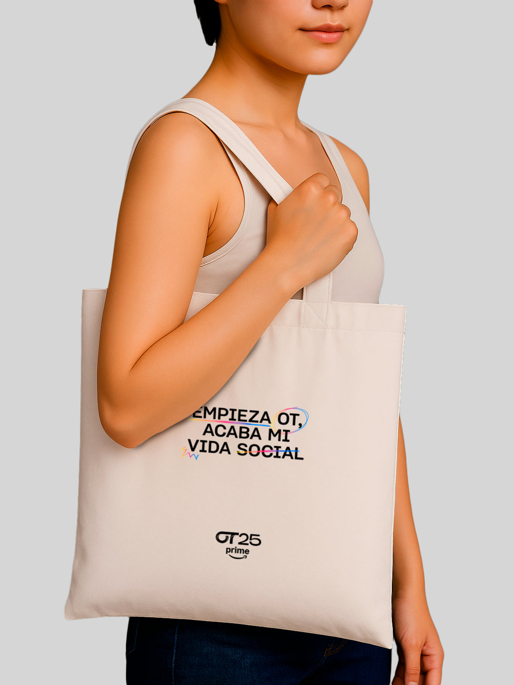 Merchandising Exclusivo Operación Triunfo Empieza OT, Acaba MI Vida Social Tote bag
