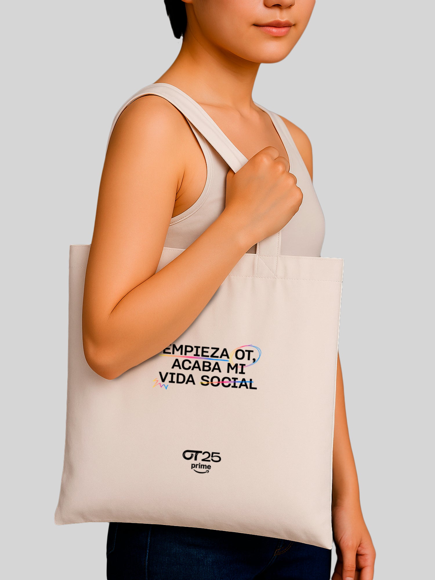 Merchandising Exclusivo Operación Triunfo Empieza OT, Acaba MI Vida Social Tote bag