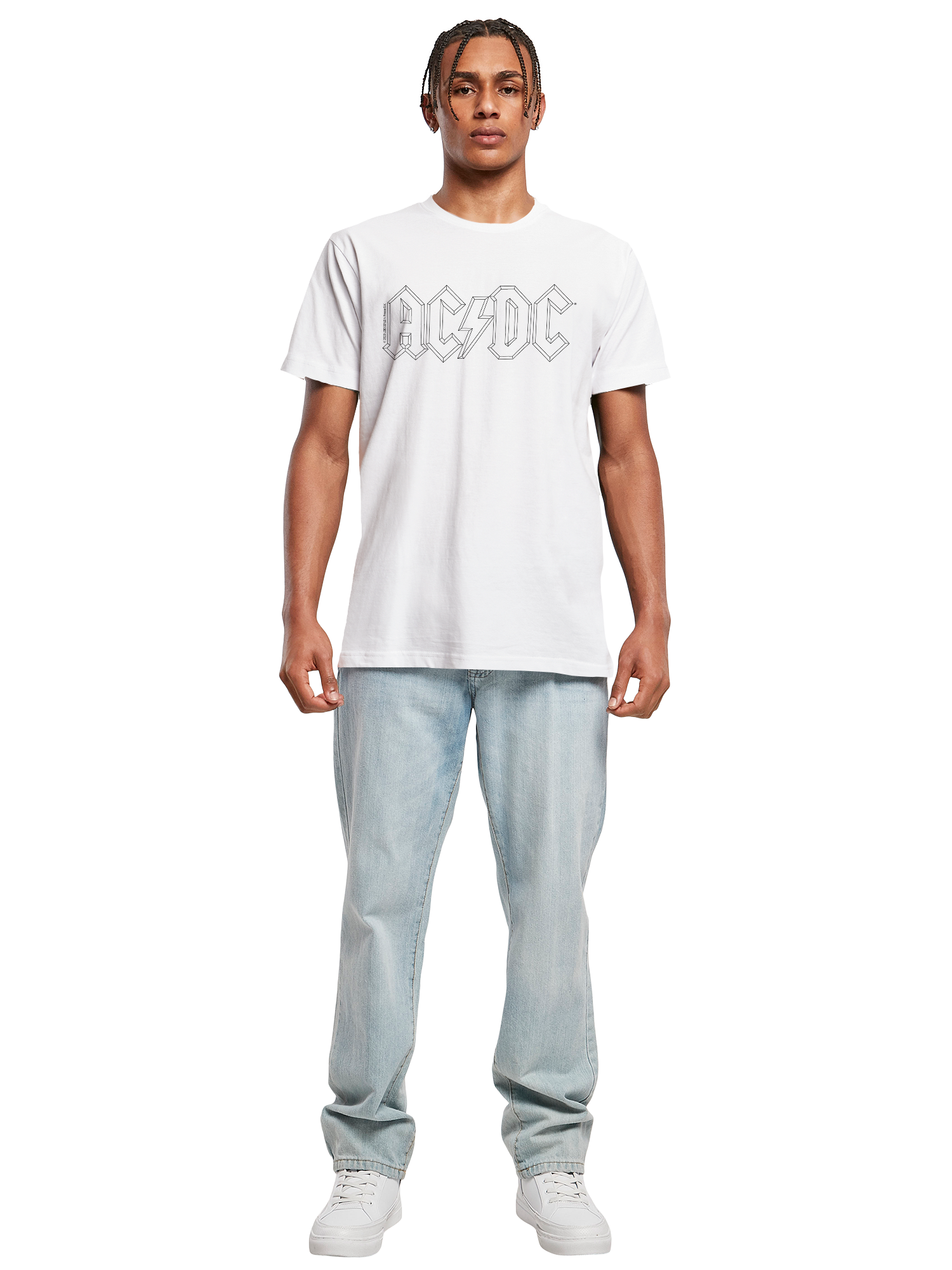 AC/DC Black Outline Logo T-Shirt