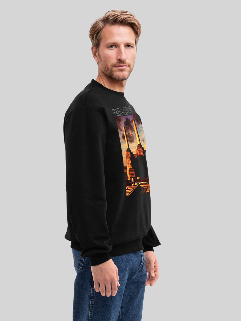Pink Floyd Animal Cover Sweatshirt Orgánica para hombres