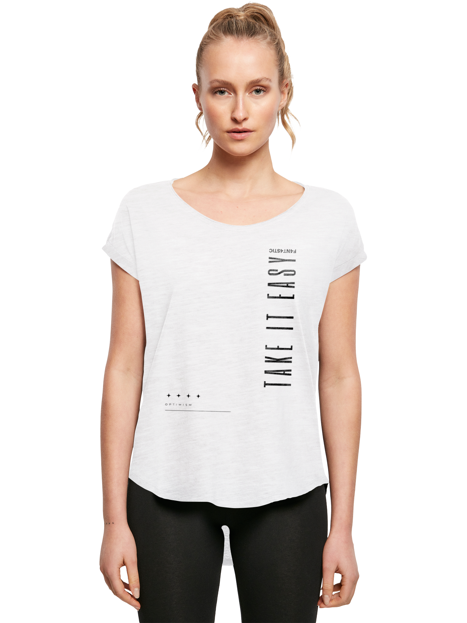 Take It Easy Damen T-Shirt Lang