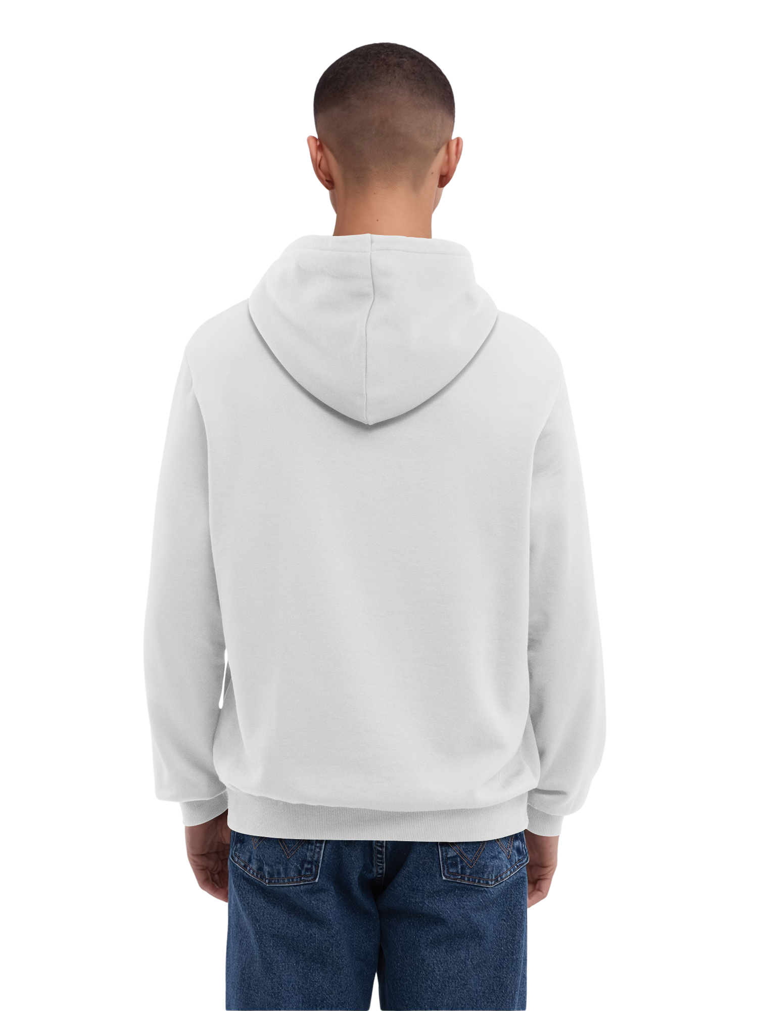 AC/DC Black Outline Logo Organic Hoodie