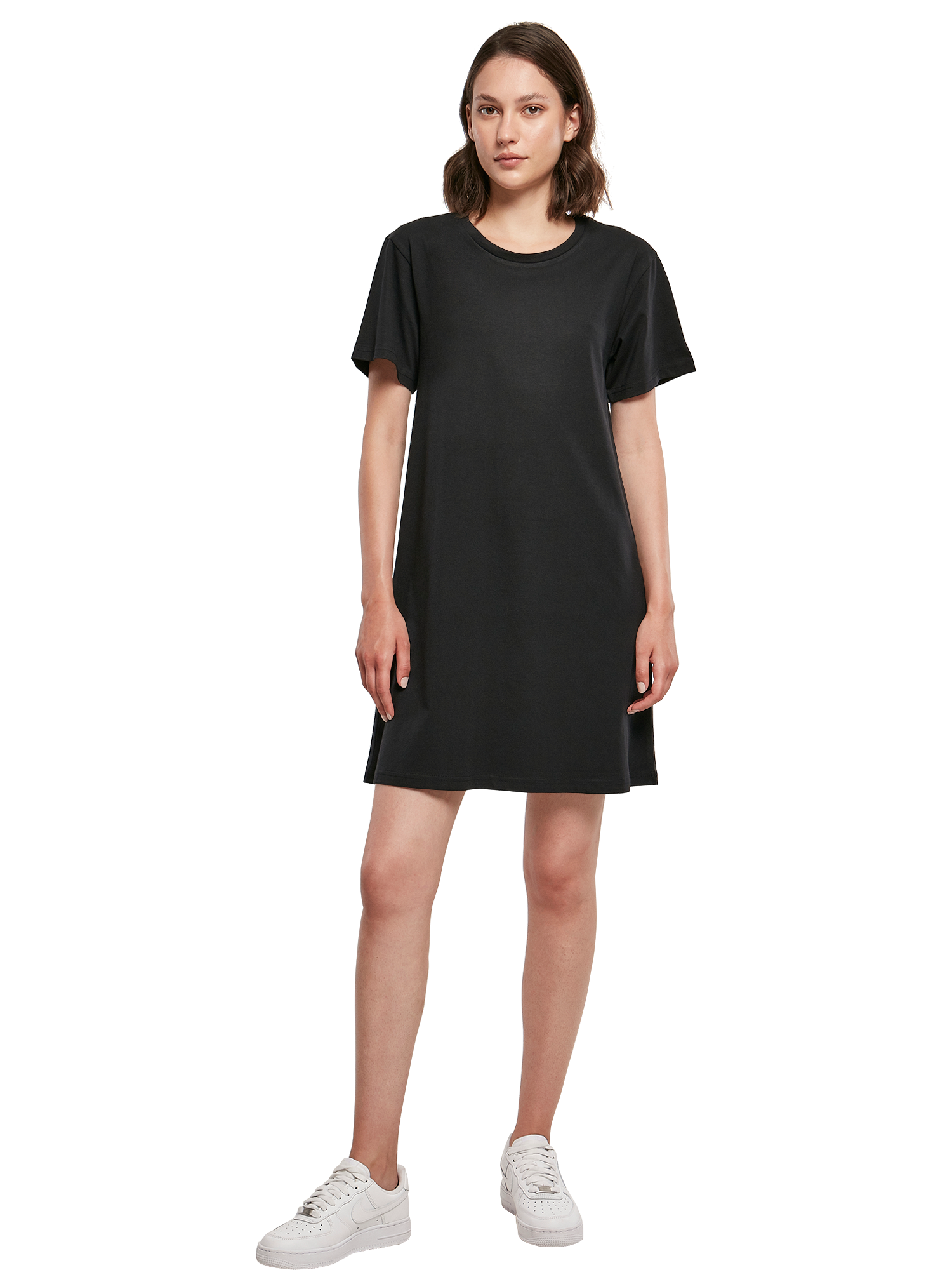 Damen T-Shirt Kleid mit Aufschrift „Take It Easy“