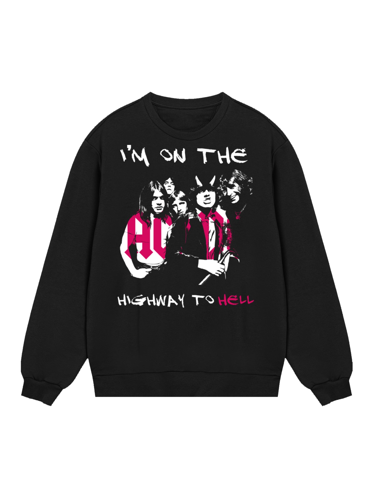 AC/DC I'm On The Highway To Hell Men's Organic Sweatshirt