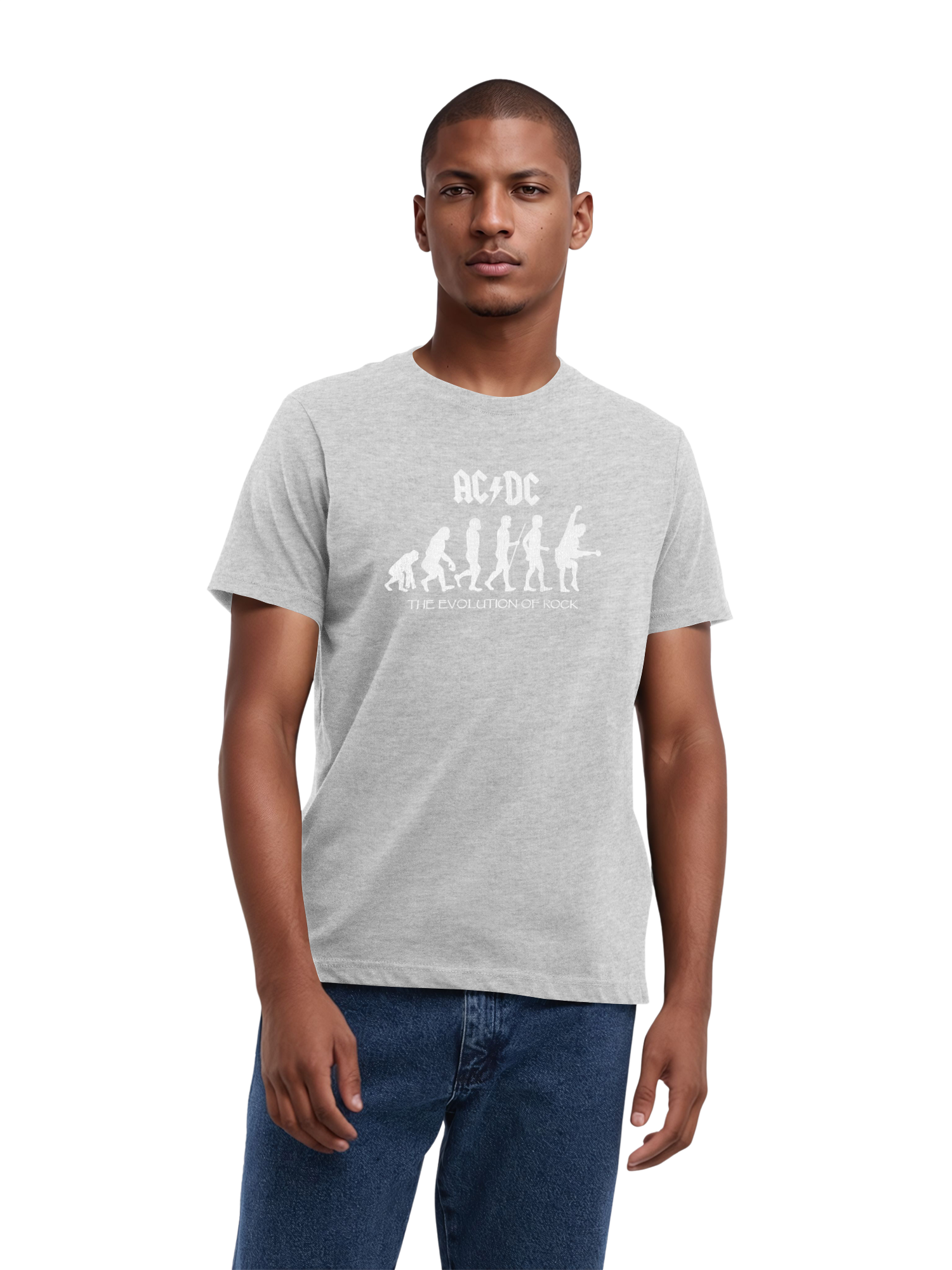 AC/DC Evolution Of Rock Organic T-Shirt