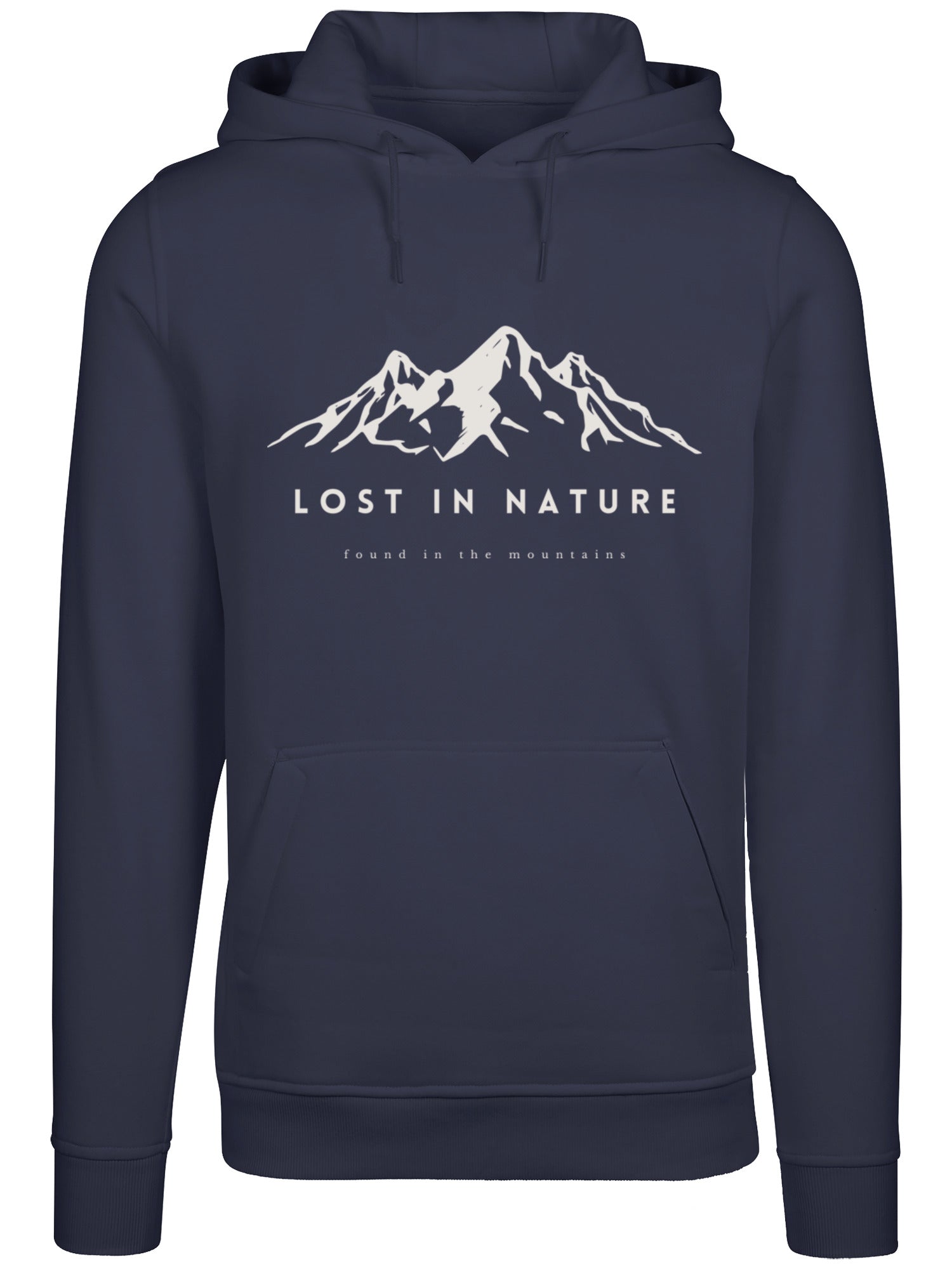 Lost in Nature Schwerer Hoodie