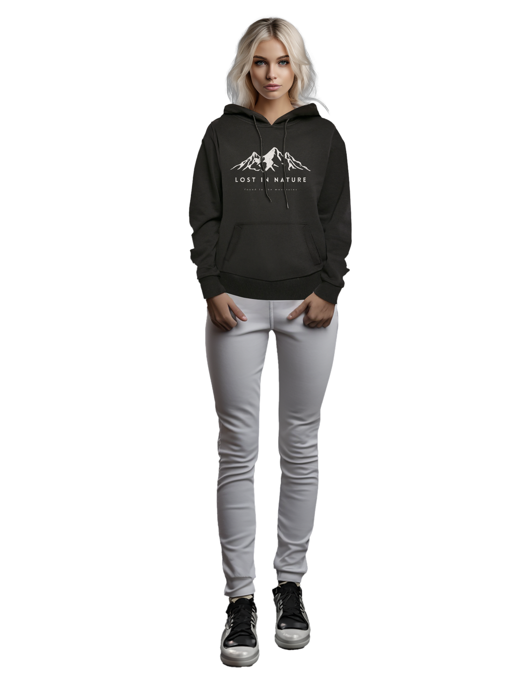 Perdida en la naturaleza Heavy Hoodie