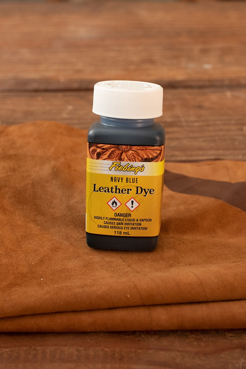 Fiebing's Leather Dye 118 ml. Navy Blue