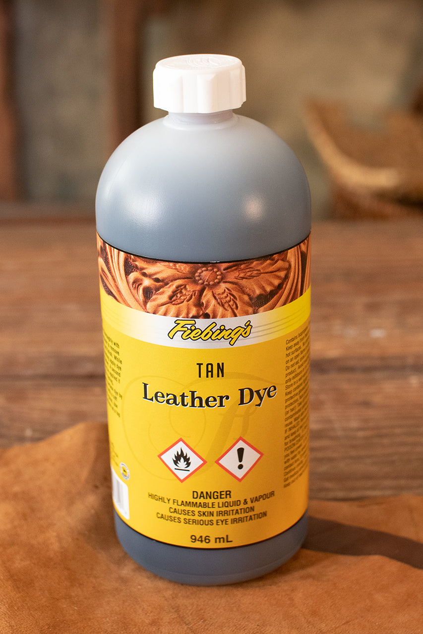 Tinte para cuero Fiebing's 946 ml. color canela.
