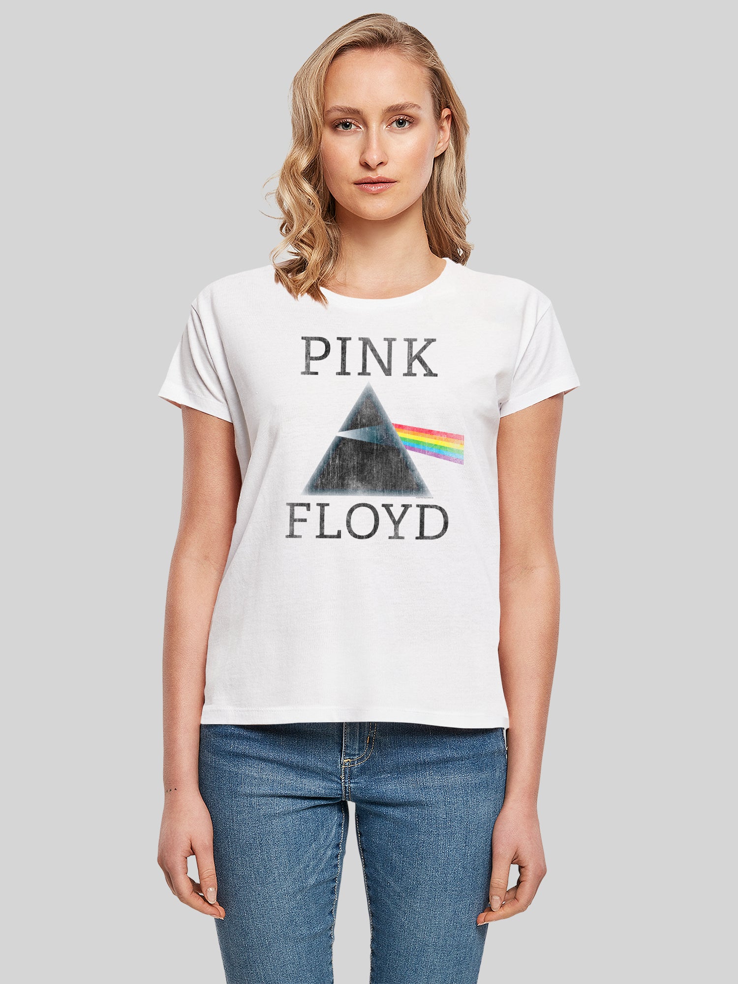 Pink Floyd Dark Side Of The Moon Prism Ladies Box T-Shirt