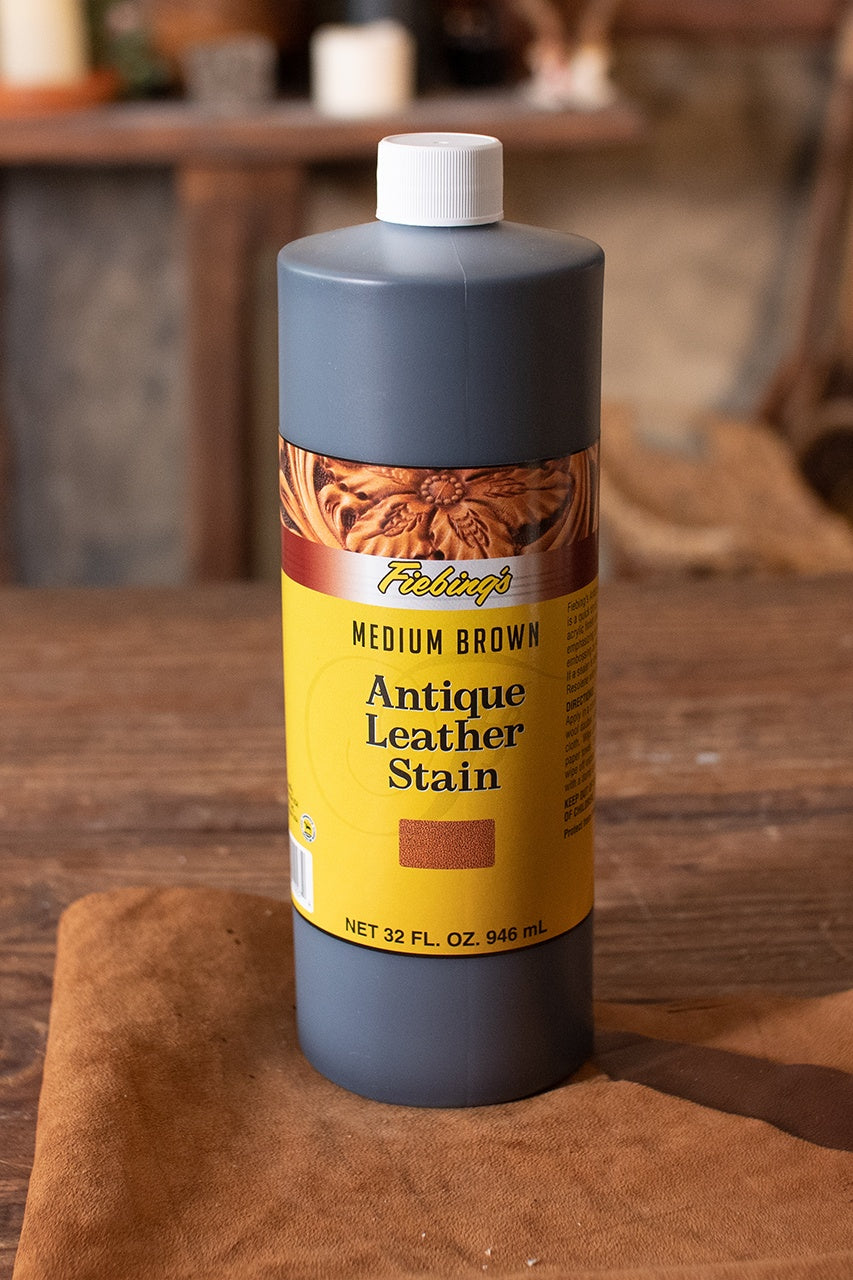 Antique Leather Stain Fiebing's 946 ml. Brown