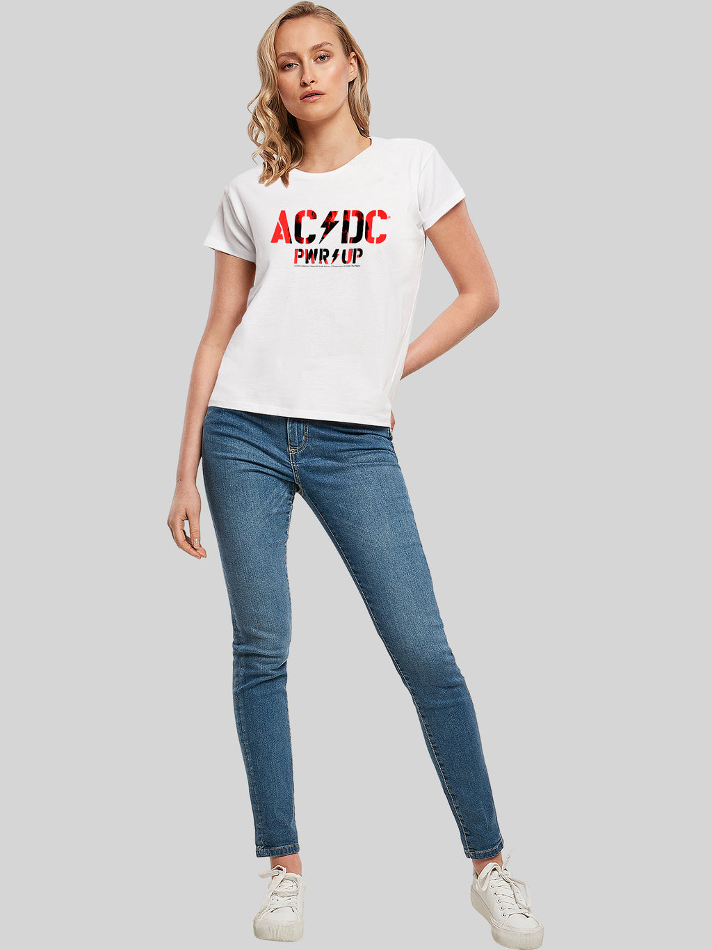 AC/DC PWRUP Photo Logo Box T-Shirt