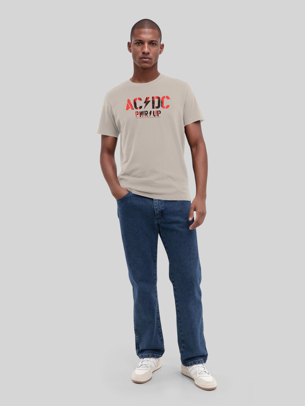 AC/DC PWRUP Photo Logo Organic T-Shirt