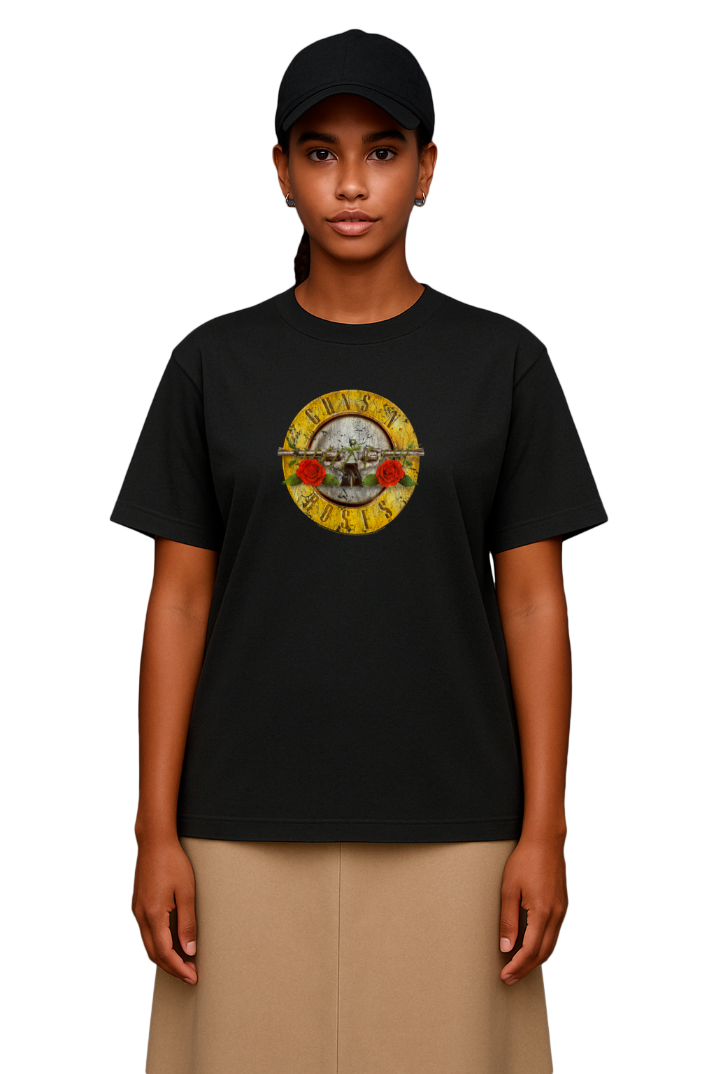 Guns n 'Roses Vintage Bullet Logo Damen übergroße T-Shirt