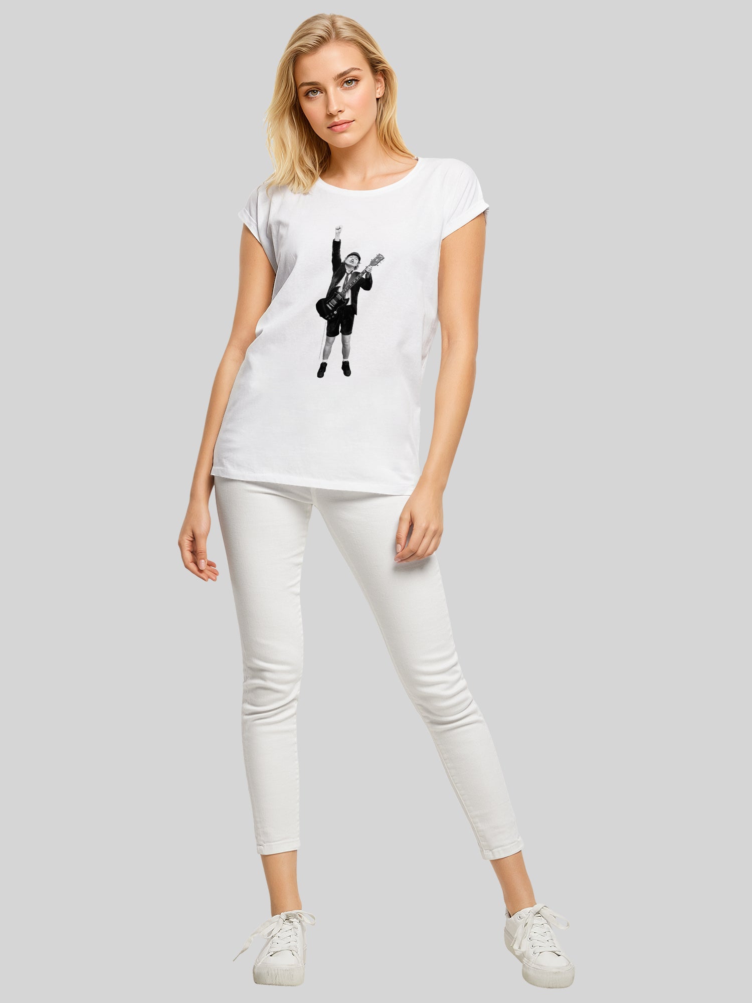 ACDC Angus Young Cut Out Damen T-Shirt