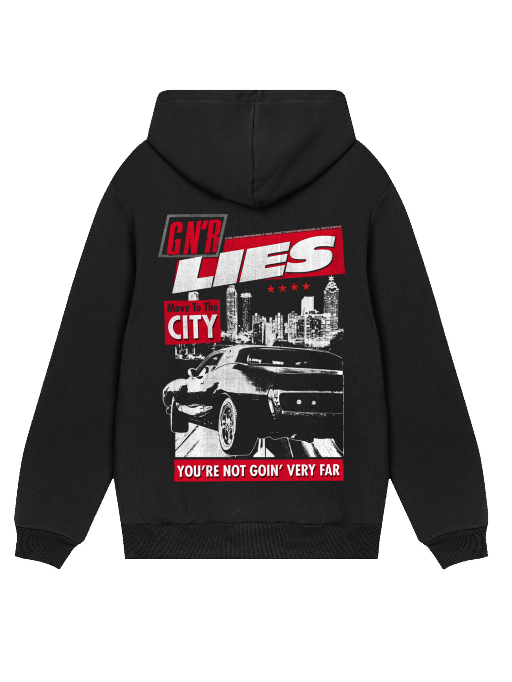 Guns N 'Roses Lies City | Sudadera con capucha regular para hombres
